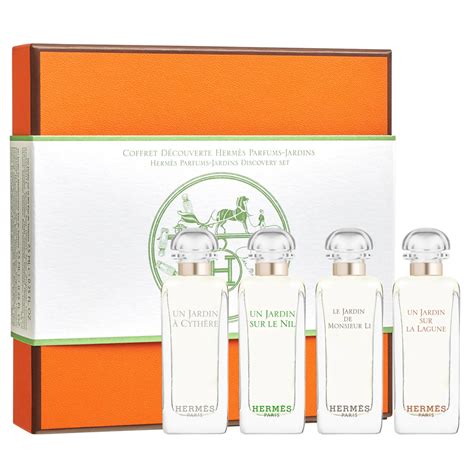 hermes parfum jardin collection|Hermes gardens perfume collection.